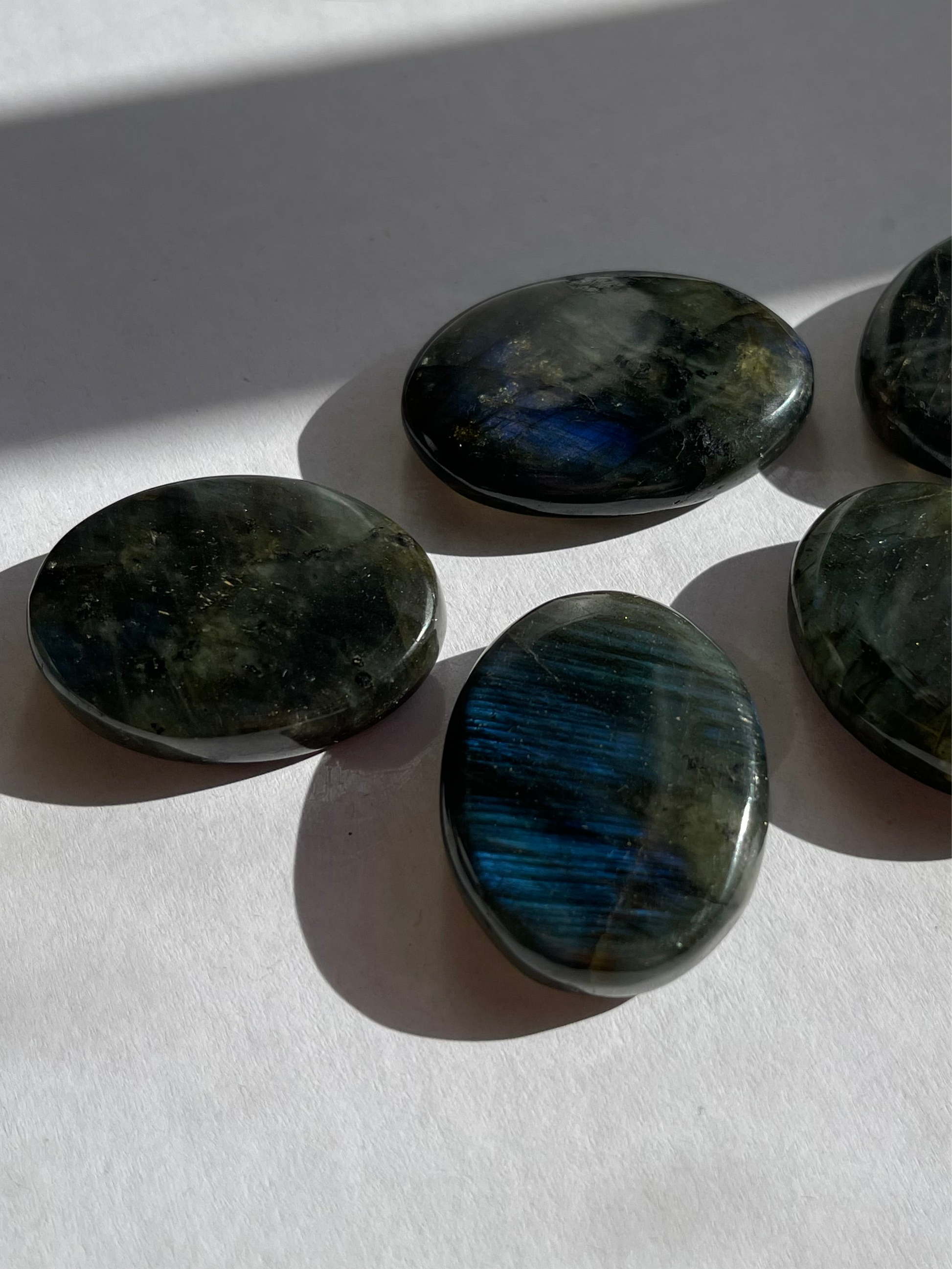Labradorite Palm Stone