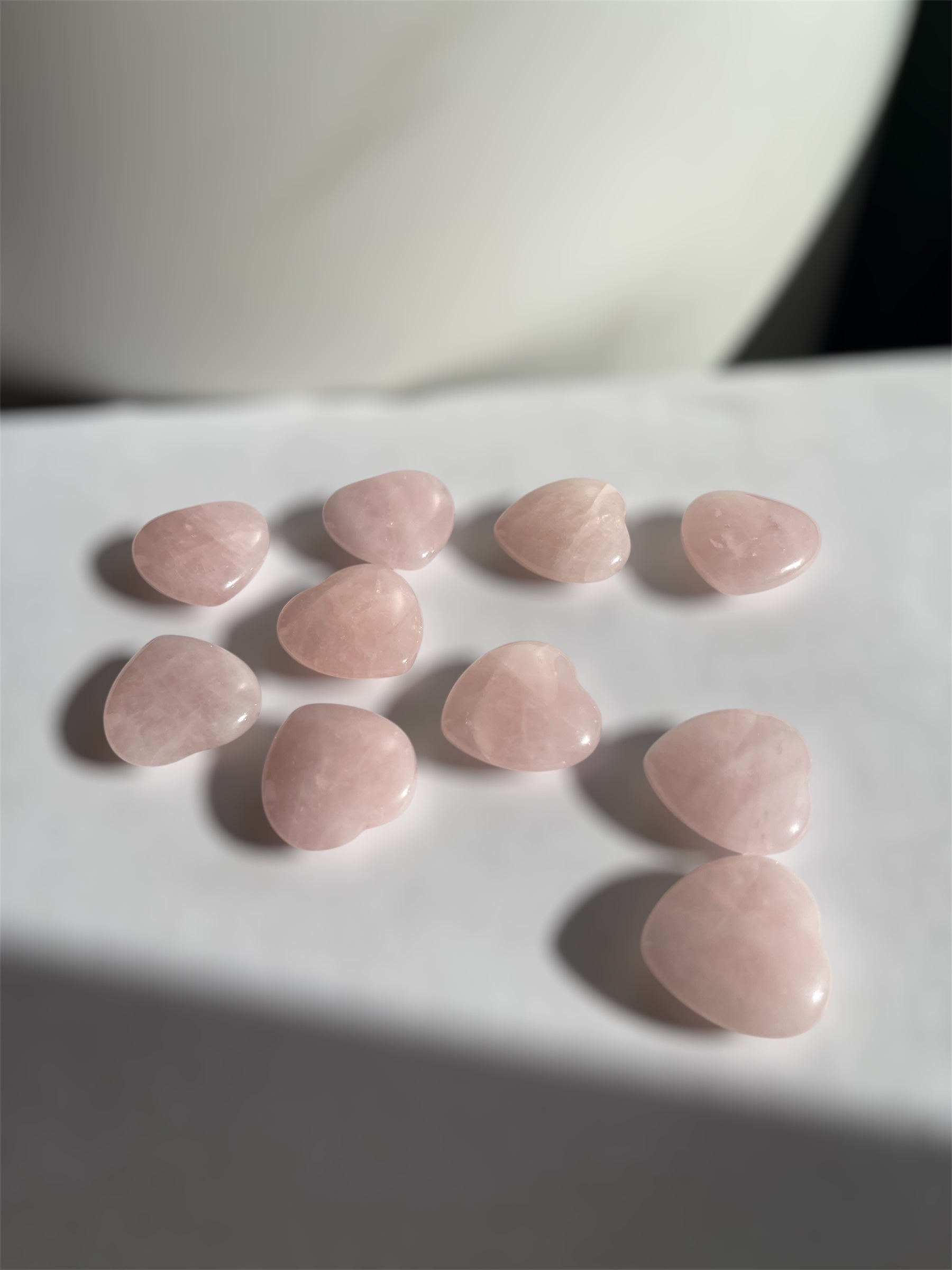 Mini Rose Quartz Heart