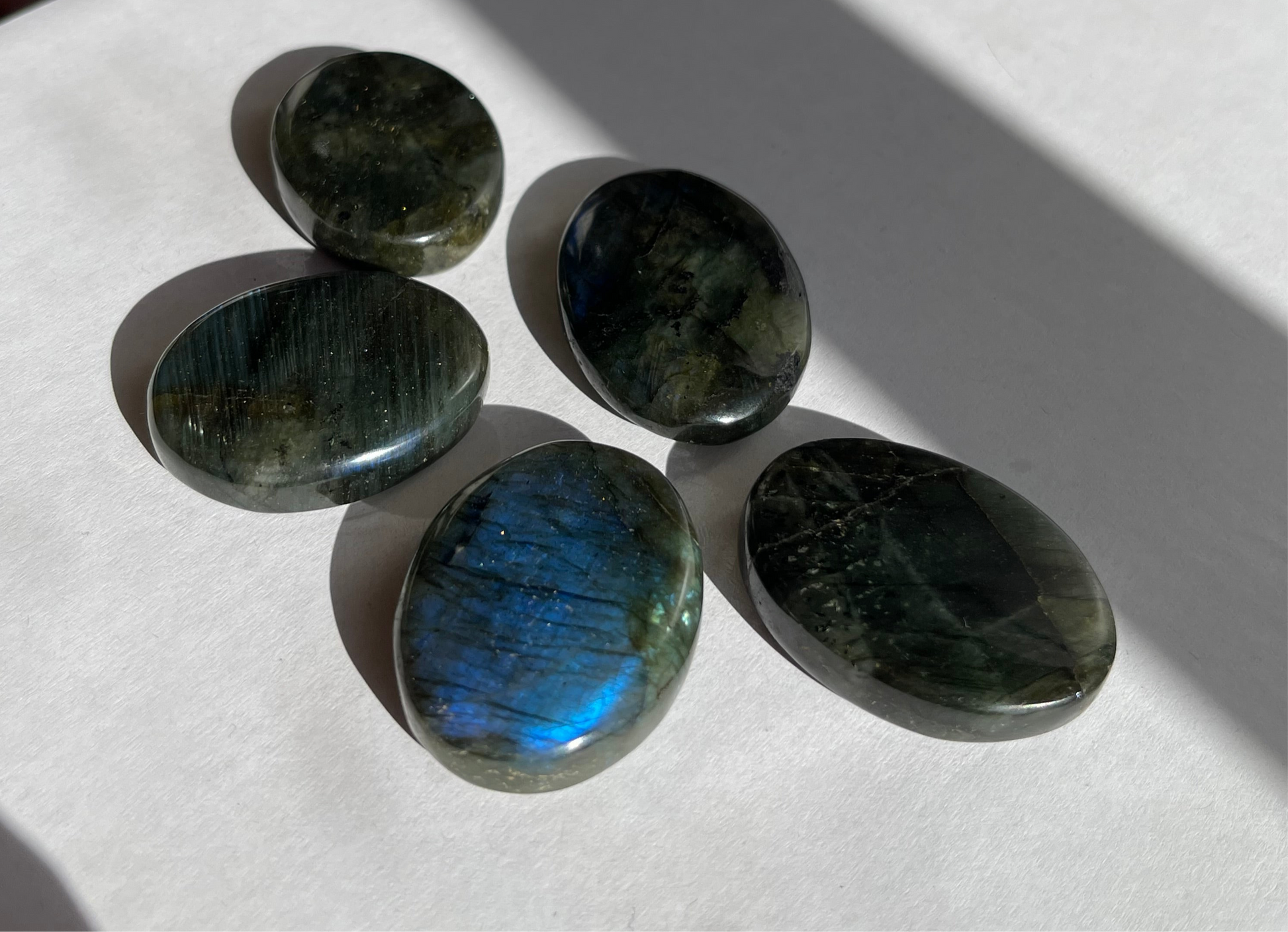 Labradorite Palm Stone